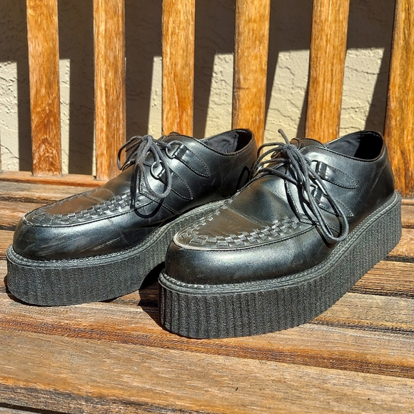 Demonia Shoes Rare Authentic Demonia Black Platform Creeper Shoes Wsecret Coffin